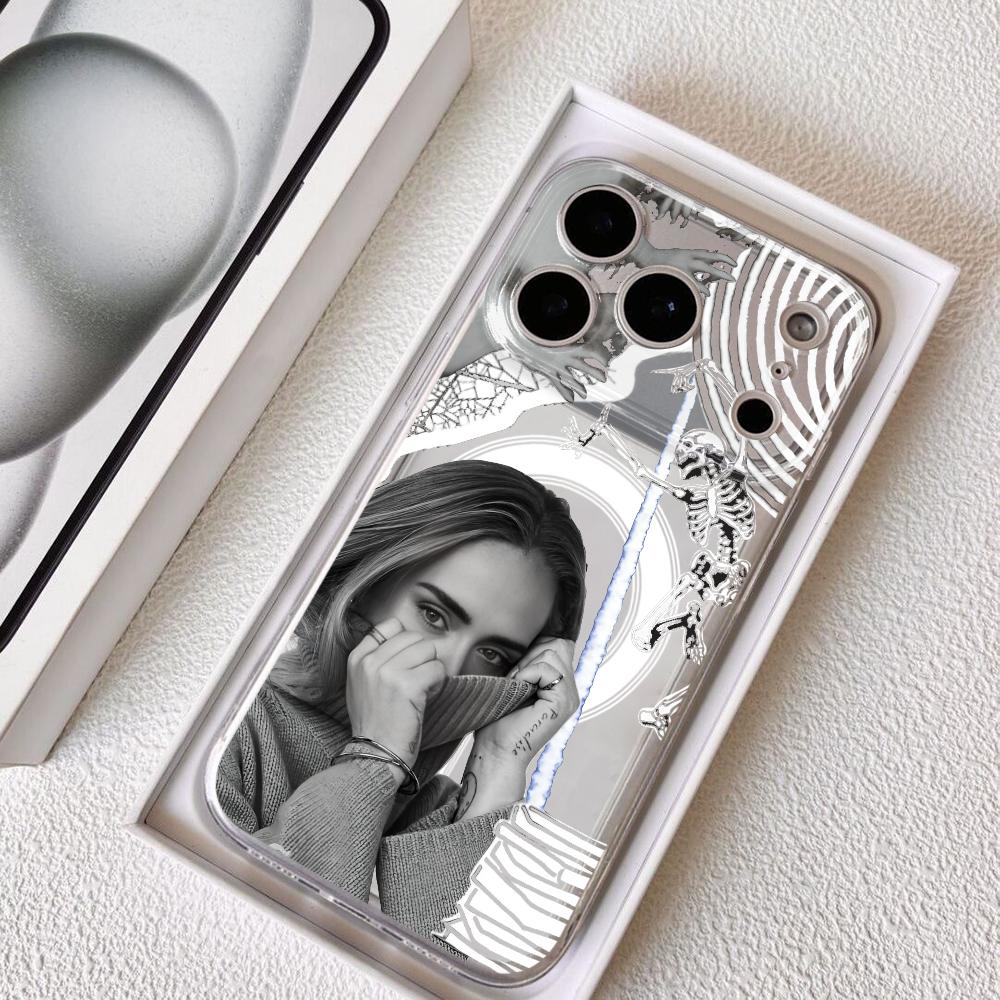 Singer A-Adele A-Adkins Phone Case For iPhone 17 16 15 14 13 12 Pro Max Plus With Magnetic Crystal Clear Case Wireless Charge