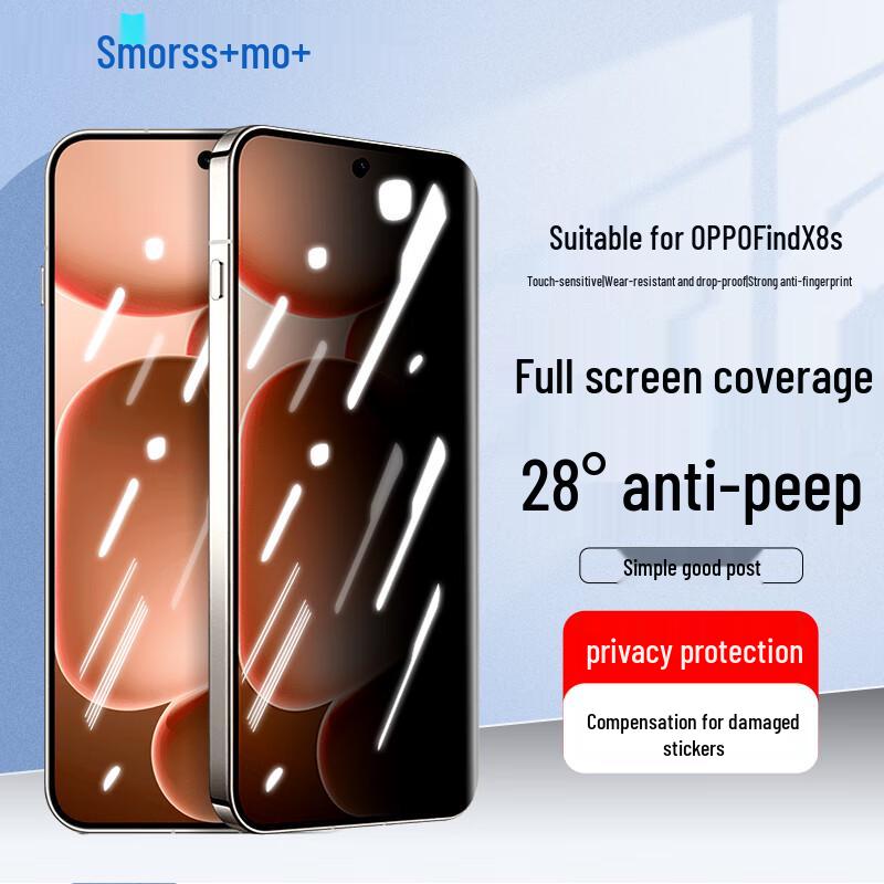 Smorss Bildschirmschutz und Objektivschutz für OPPO Find X Serie