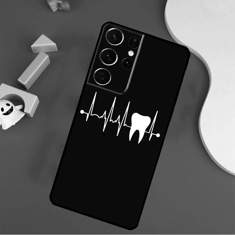 Dentist Dental Teeth Tooth Doctor Phone Case For Samsung Galaxy S25 Ultra S9 S10 S20 FE S21 S22 S23 S24 Plus S24 Ultra Cover