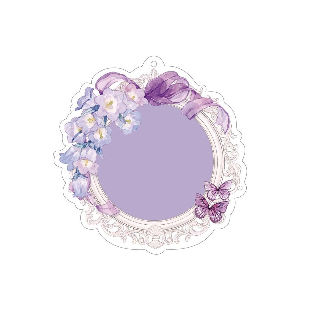 Shimmering Mirror Series Badge Plate Violet