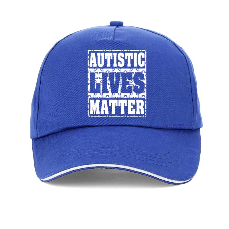 Lustiger Autistisches Leben Zählt Unisex Hut Autismus Bewusstsein Baseballkappe Grafikdruck Männer Frauen Outdoor Sonnensnapback Hut Gorras