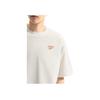 Reebok Fashionable Comfortable Versatile Casual Loose Round Neck Short Sleeve T-Shirt Unisex Tops White 24SRM429UGW1