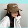 Trendy Unisex Embroidered Baseball Cap For Fall And Winter In Stylish Colors