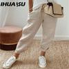 Women's Fashion Casual Solid Color Print Pants & Capris