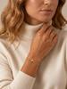 Stainless Steel Double Layer Cross Bracelet for Women Gold Plated Link Chain Bracelets Pray Jewelry Gift