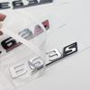 CWDRF1 3D ABS Chrome Black E63 Mercedes Benz S Logo E63S Badge Letter Sticker E63S Accessory Car Trunk Badge