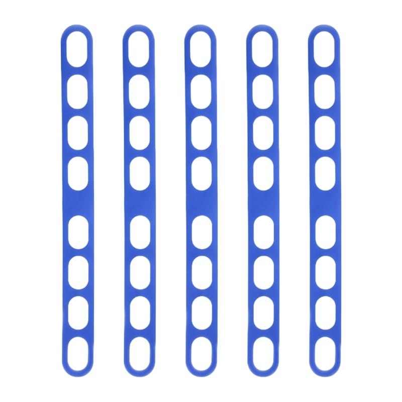 Elastic Stretchable Silicones Lid Locking Bands Nonslip Grip For Multiple Cookware Size Storage Solution Cookware Fasteners