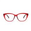 Glasses 68018 Cat'S Eye Color Small Frame Color Matching Tortoiseshell Flat Mirror
