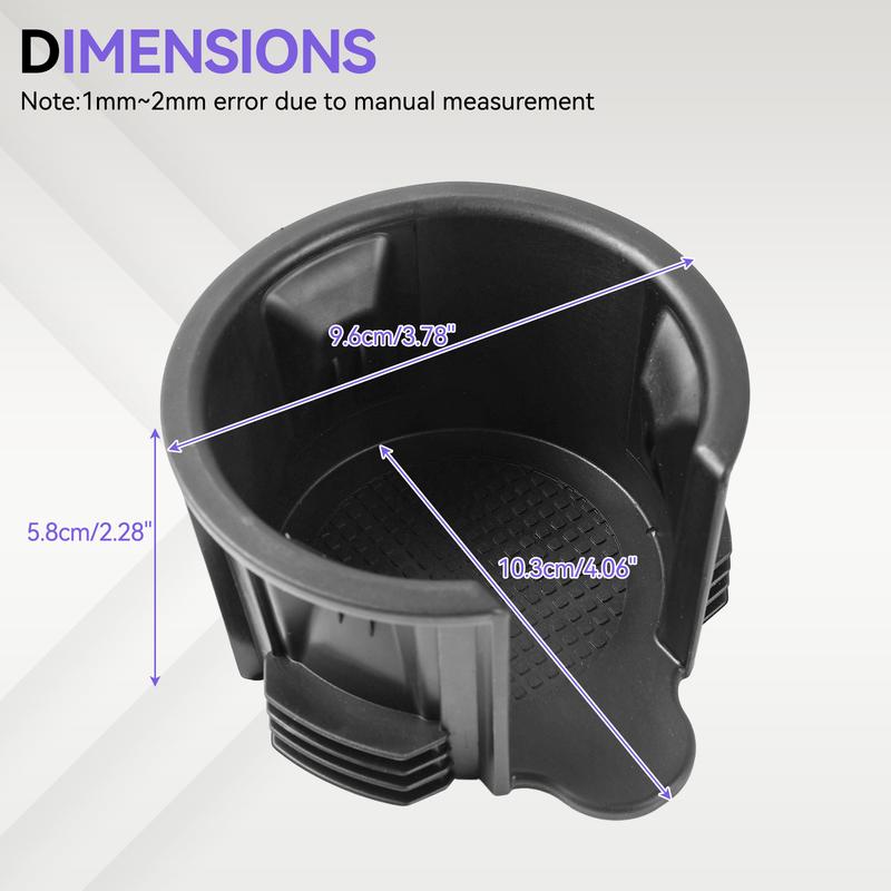 2PCS Center Console Drink Cup Holder ert LR087454 LR021330 For Land Rover L322 L405 LR3 LR4 Range Rover Sport Discovery