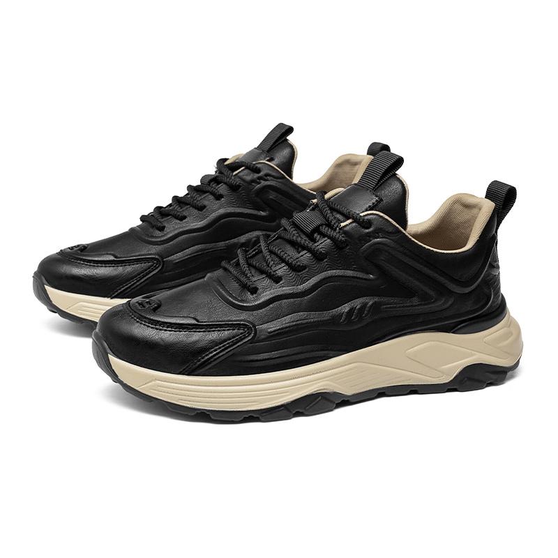

Fashion Hot selling New Trendy men s sports board shoes Vintage and versatile styles High quality youth thick soled shoes Brown 38 чёрный
