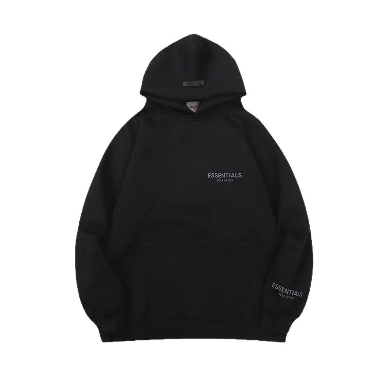 Bluza z kapturem unisex z modnym logo w podwójną linię