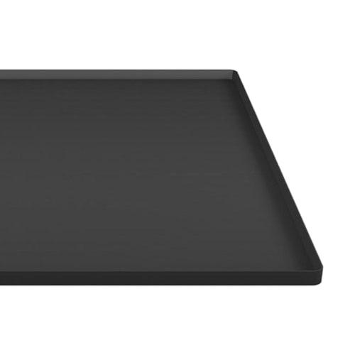 STARTIST Refrigerator Floor Protector, Tasteless Silicone, Scratch-Resistant, Dent-Resistant, Shrink-Free, 2cm Edge, Waterproof Tray, Mini Refrigerato