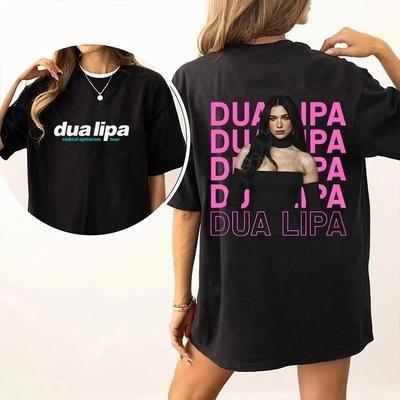 Tour Inspired Dua Lipa Black Shirt Unisex Concert Music Tee 2025 T-Shirt Unisex T-Shirt