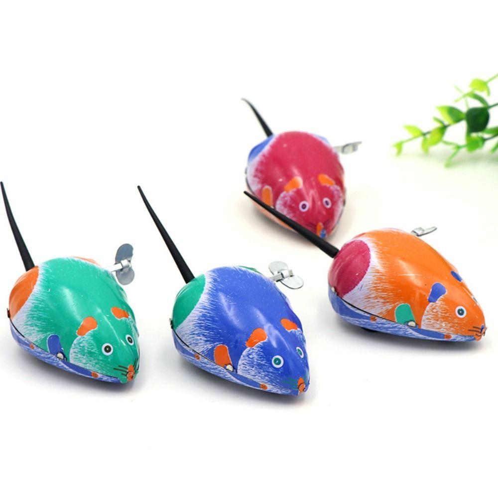 Collection Gift Games Accessories Interative Toy Clockwork Toy Iron Clockwork Frog Wind Up Frog