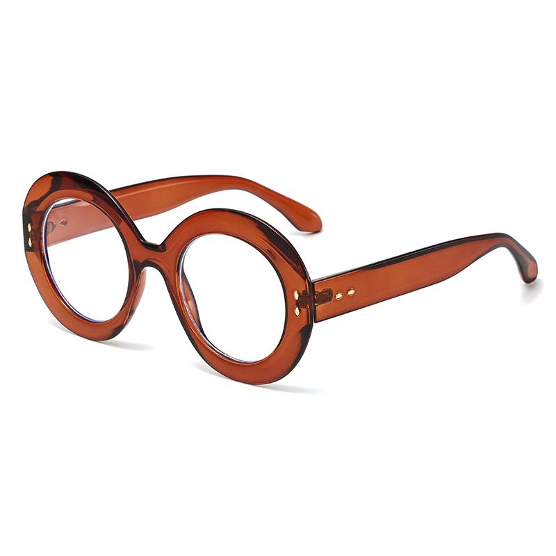 Montatura per Occhiali Ovale Vintage Donna Occhiali Retrò Anti Luce Blu Ottici Montature Semplici Moda Femminile