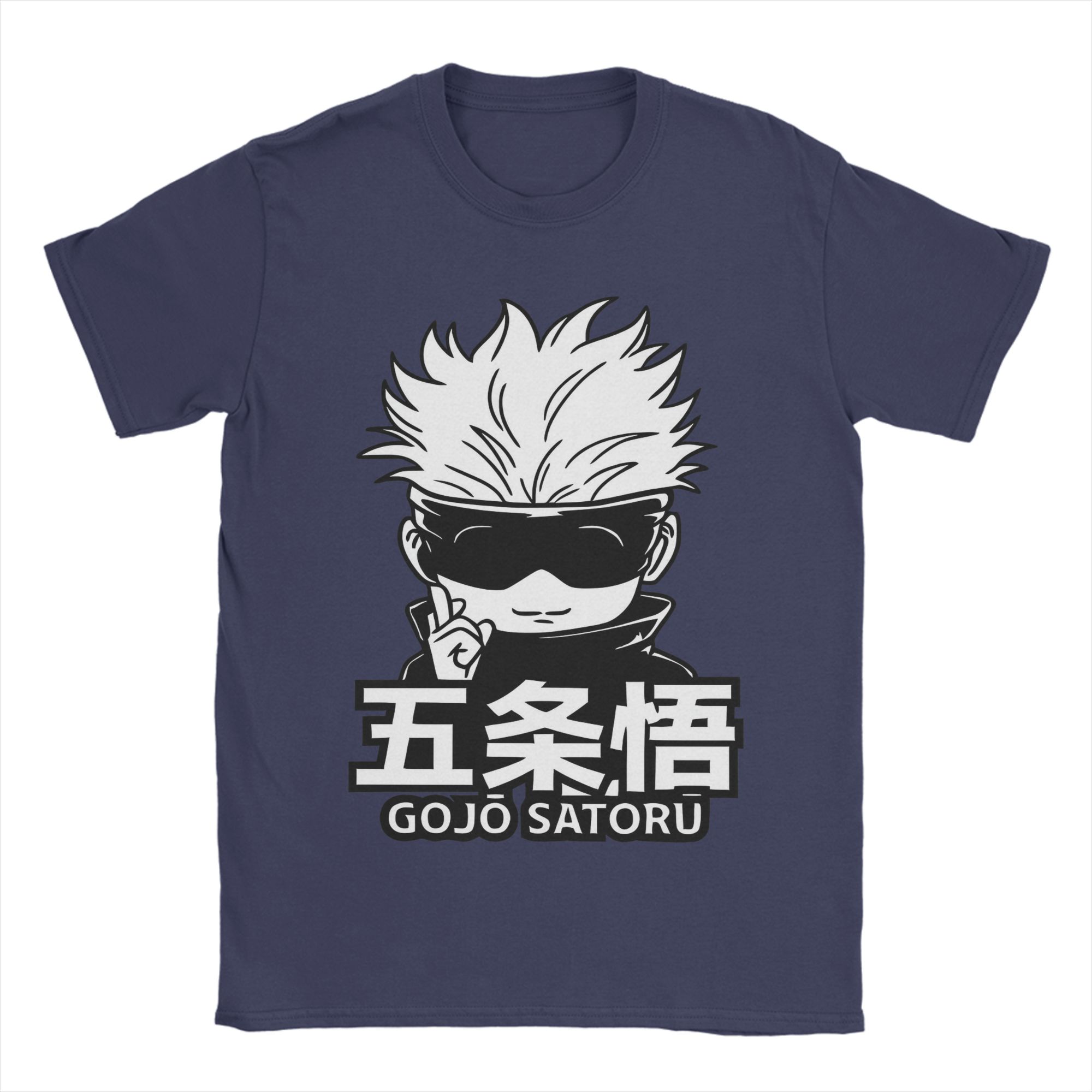 

JJujutsu KKaisen Gojo Satoru T Shirts for Men Cotton Vintage TShirt Round Collar Tees Short Sleeve Clothing Gift Idea 2XL