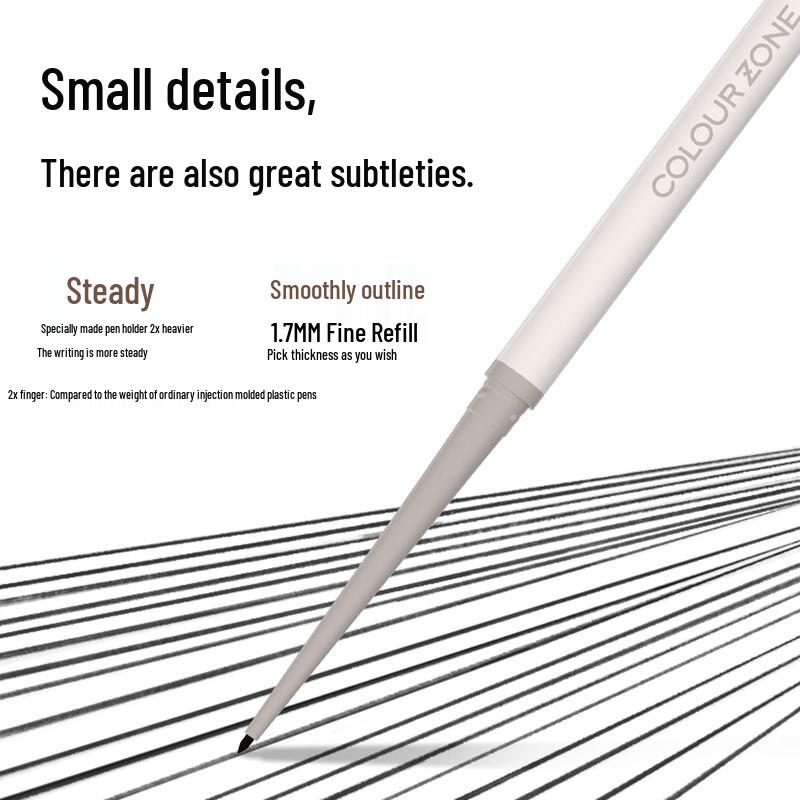 COLOUR ZONE Long-lasting Waterproof Eyeliner Gel Pencil