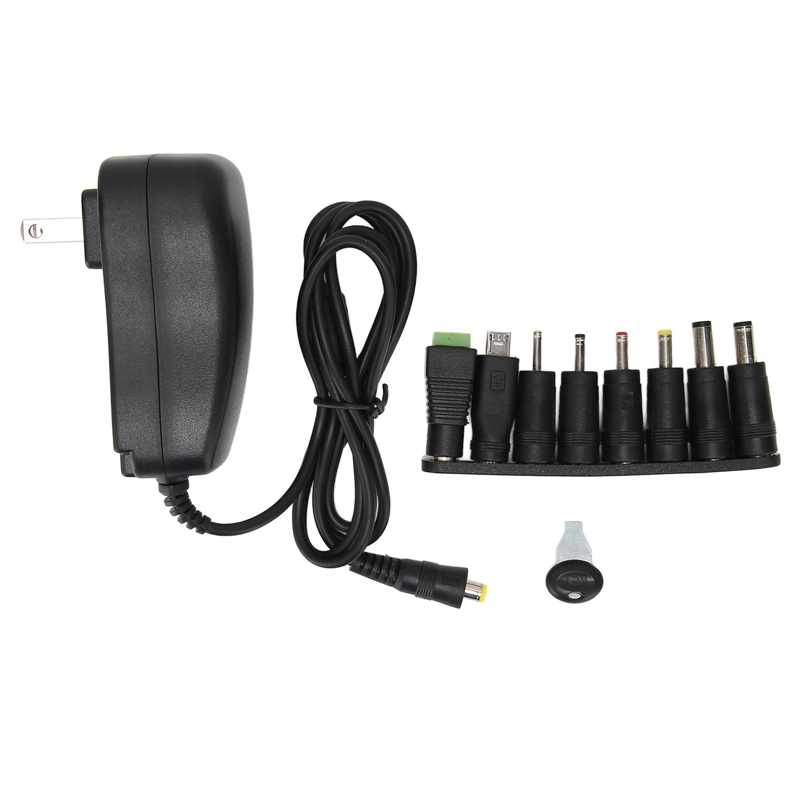 

Multifunctional 30W Universal Power Adapter with USB Port Voltage Adjustable Power Adapter US Plug