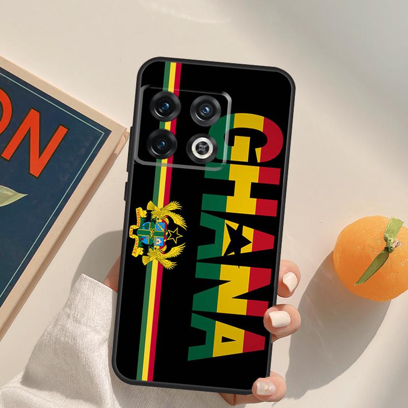 

Ghana Flag Banner National Case For OnePlus 15 13 12 11 13R 12R 10T 8T 13T OnePlus Nord 5 CE 3 2 4 Lite N20 N30 Cover OnePlus 10T