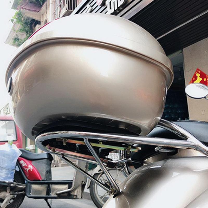 Elektrisk Fordons Skoter Bagageutrymme Baklåda Snabbfäste Stämplad Bottenplatta Motorcykel Baklåda Rack Tillbehör