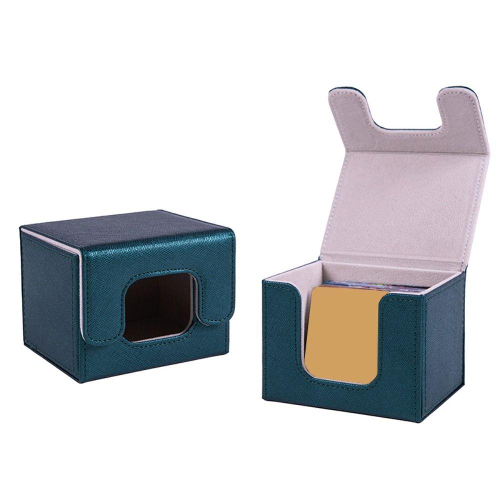 Collectible Game Trading Card Deck Box PU Leather Storage Holder New Card Carrying Organiser