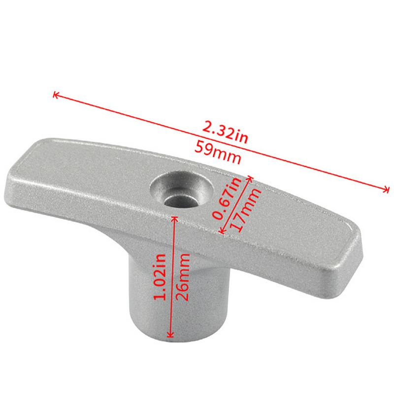 RV Waste Valve Handle Replacement RV Parts Tank Hose Handle Sewer Valve Aluminium Handle Kit Waste Valve Handles Kits