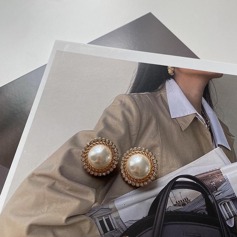 10 ADET Güzel Shank Düğmeleri Yuvarlak Altın Rengi İnci Şaft Düğmeleri Kadın Bluz Ceket Giyim Aksesuarları