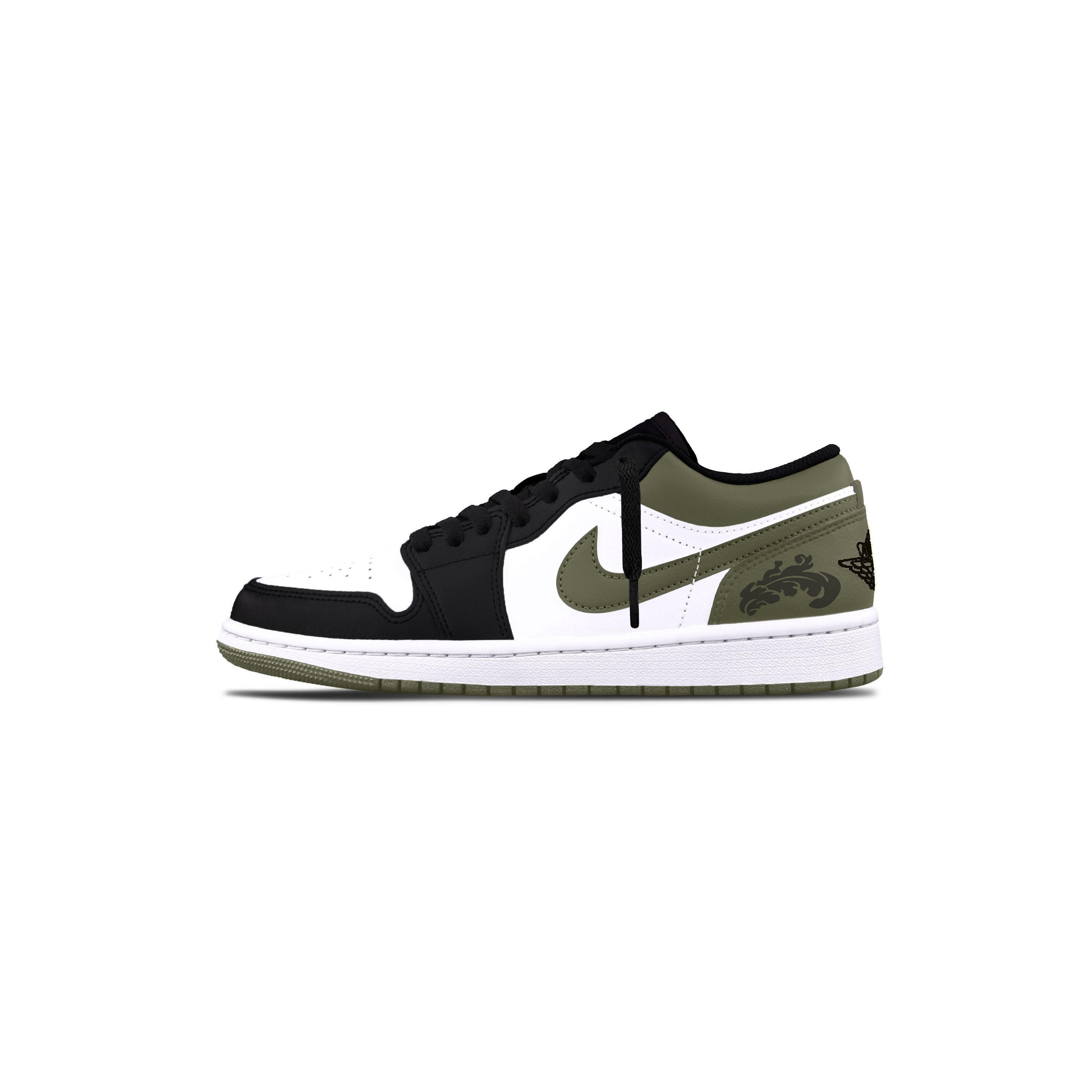 

Jordan Air Jordan 1 AJ Sneakers Leather Cushioning, Wear Resistant Low top Vintage Basketball Shoes Unisex 553558-165(Team766-AJ) 44