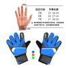 Kids Soccer Goalkeeper Gloves With Finger Protection Anti-Slip Latex Youth Football Goalie Gear Sizes 5-7