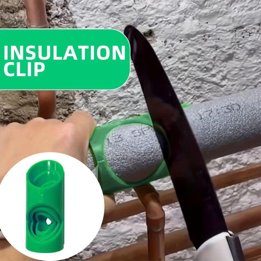 

3pcs Precise Foam Pipe Cutter Tool Insulation Cutting Fixture Cutting Guide Clamp Household Yellow-S