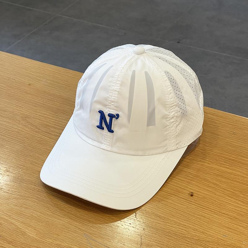 

Быстросохнущая шляпа мужская летняя кепка с козырьком для рыбалки на открытом воздухе с широкими полями тонкая бейсболка женская весенняя солнцезащитная шляпа M（56-58cm） белый