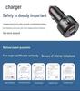Dual USB Car Charger with Fast Charging & 200W Negative Ion Air Purifier