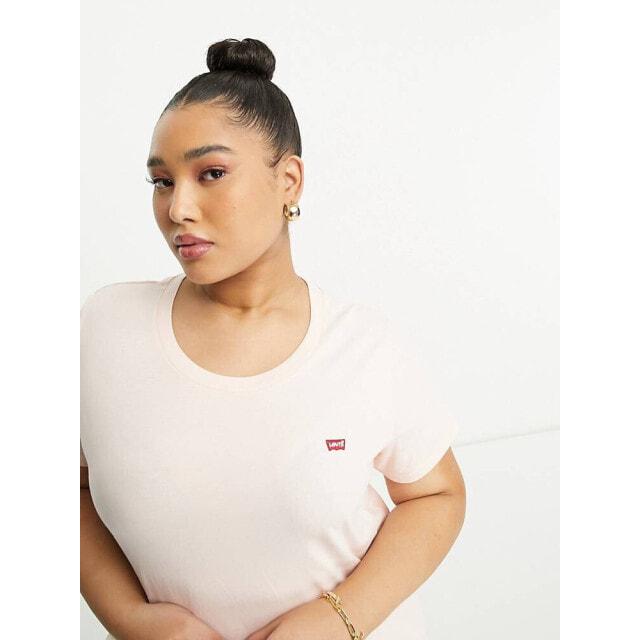 

Розовая футболка Levi's Plus Perfect