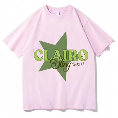 Charme Vêtements Clairo Bunny T-shirt 2026 Mode Unisexe Vêtements Femmes Harajuku Hauts d'Été Hip Hop Unisexe Coton T-shirts Graphiques