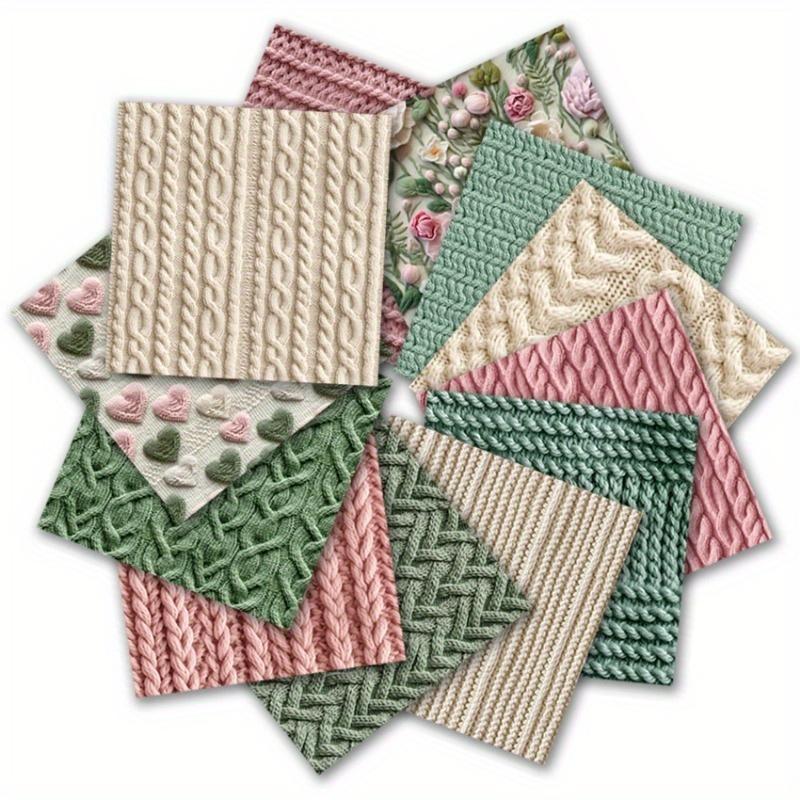 24pcs Junk Journaling Craft Paper Flower Crapbook Paper Pad 6x6inch Assorted Pattern Decoupage Cardstock Paper Single-Sided Vintage Scrapbooking DIY