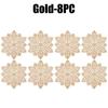 Holiday Snowflake Table Mats Christmas Vinyl Place Mats for Dining Table Wedding Decorative Kitchen Table Mats