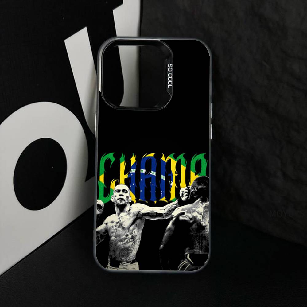 

Fighting Pereira Alex Colorful Phone Case Silver Suitable For iPhone 12 11 13 14 15 16 17 Max Pro Plus X XR XS iPhone 11