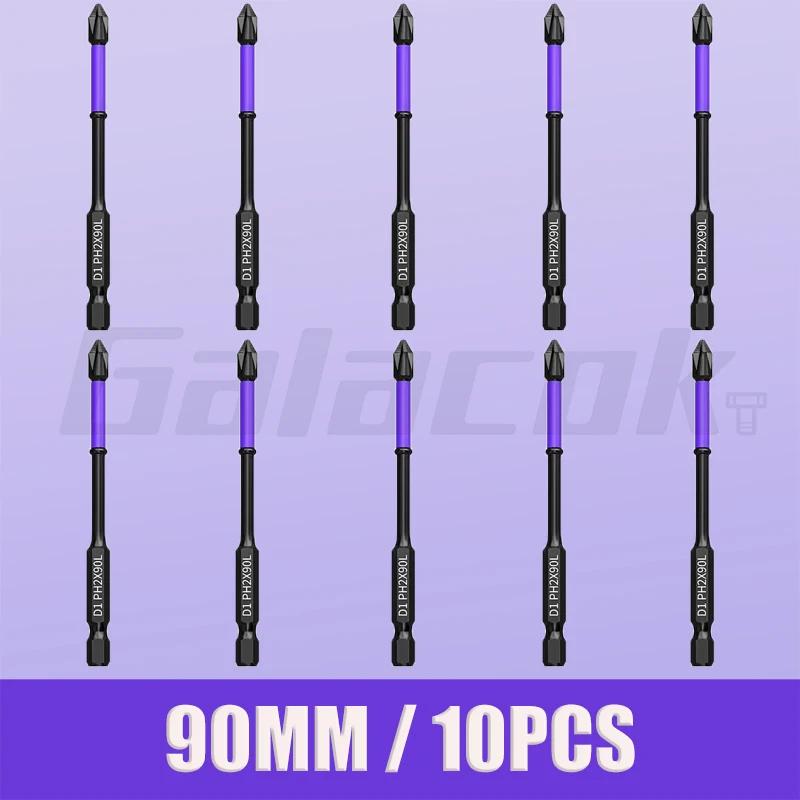 PH Magnetischer Schraubendreher-Bit-Satz Kreuzschlitzschraubendreher Rutschfester Legierungsstahl Bohrer Elektrowerkzeug-Sets Schrauben Holzbearbeitungswerkzeuge Zubehör