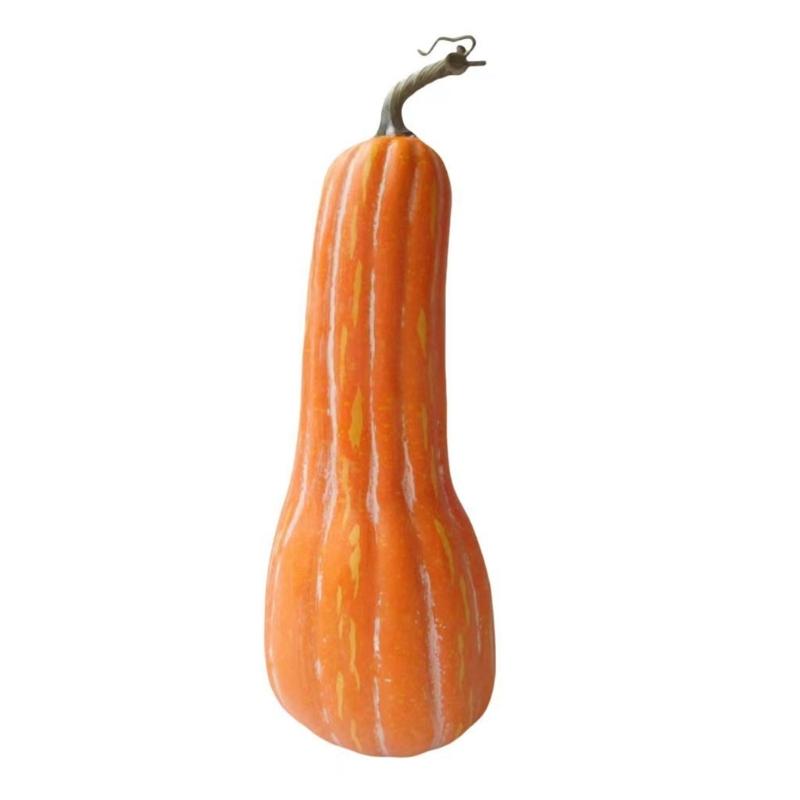 Artificial Pumpkins Realistic Long Fake Foams Pumpkins for Basket Display Photography Props Thanksgiving Decorations