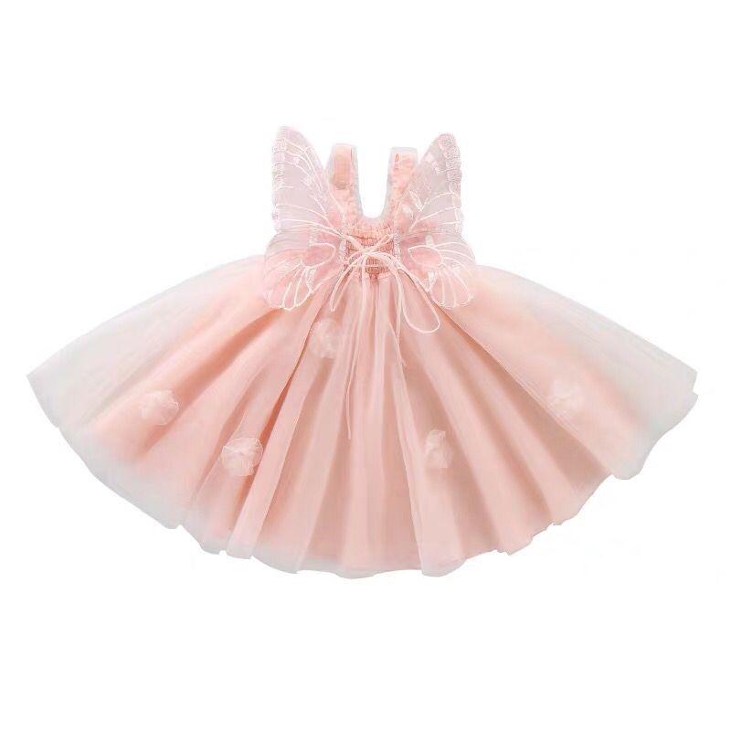 Girls Summer Tulle Princess Dress Kids Birthday Party Gown Baby Puffy Tutu Dress For Toddler