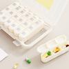 Wöchentlicher Pillenorganizer Morgen Mittag Abend 3 Mal täglich Pillenaufbewahrungsbox Große Kapazität Tragbar Reise 7-Tage Medikamentenspender Behälter