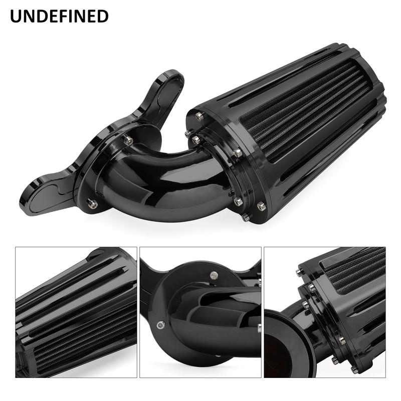 Motorcycle Air Filter Intake Cleaner Black For Harley Touring Road King Electra Glide Road Glide Street Glide Trike Glide CVO