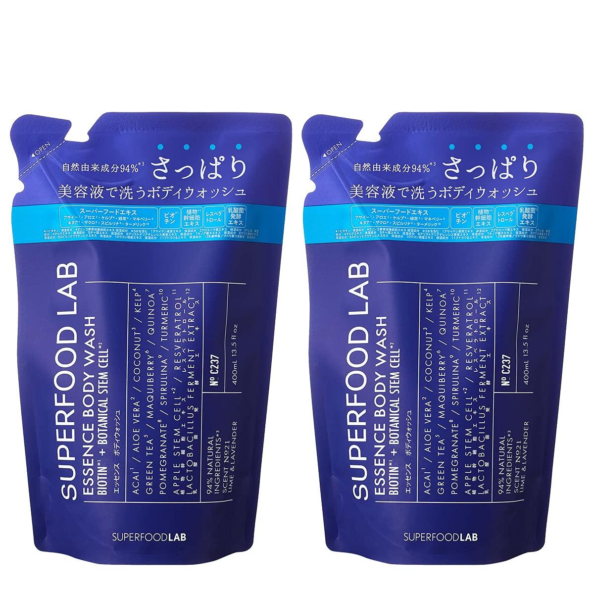 

SFL Superfood Lab Essence Body Wash Refill 2-Pack - Body Soap, Skincare, Refreshing, Smooth, Women s