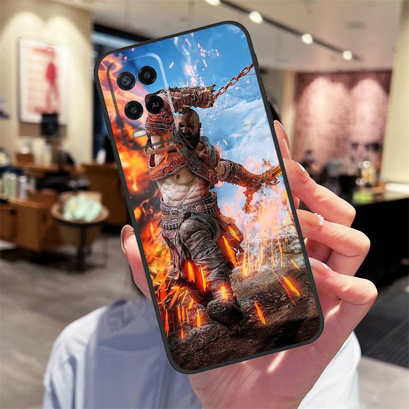God Of War Case For OPPO Find X5 Pro X3 Lite A15 A16 A52 A72 A5 A9 A31 A53 A83 A93 A94 A74 A54 Cover