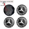 C200 E300 Het 2026 För Benz Ny Svart 4st ABS 75mm/65mm 6-stifts Fälgkåpor Navkåpor Emblem Logotyp A1674015900 Tillbehör