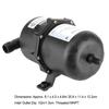 Accumulator Pressure    Control 0.75 L 125PSI Waterproof for Marine RV Boat Pressurized Water
