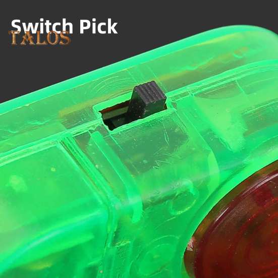 2Pcs Fishing Bite Alarm Lamp with Silicone Clip 80dB Night Fishing Rod Alert Light Sensitive Electronic Bite Indicator Strike Sensor LED Lamp Fishing