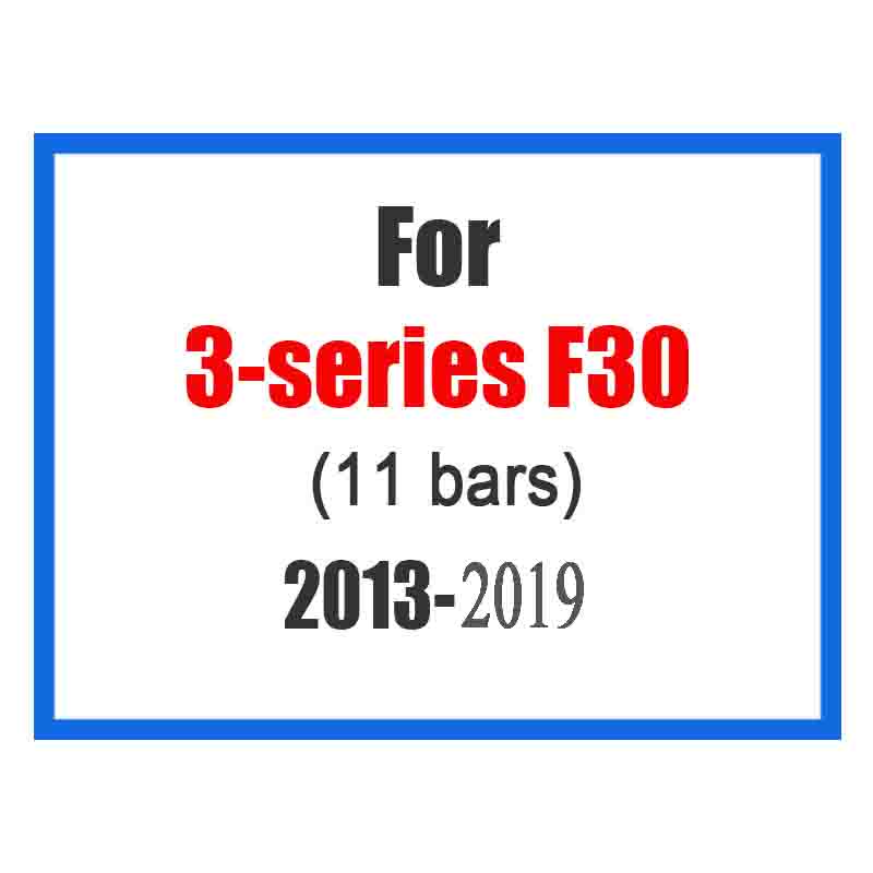 3pcs ABS  Color Car Racing Grille Strip Trim Clip For BMW F30 F31 G20 G21 3 Series   2013- M