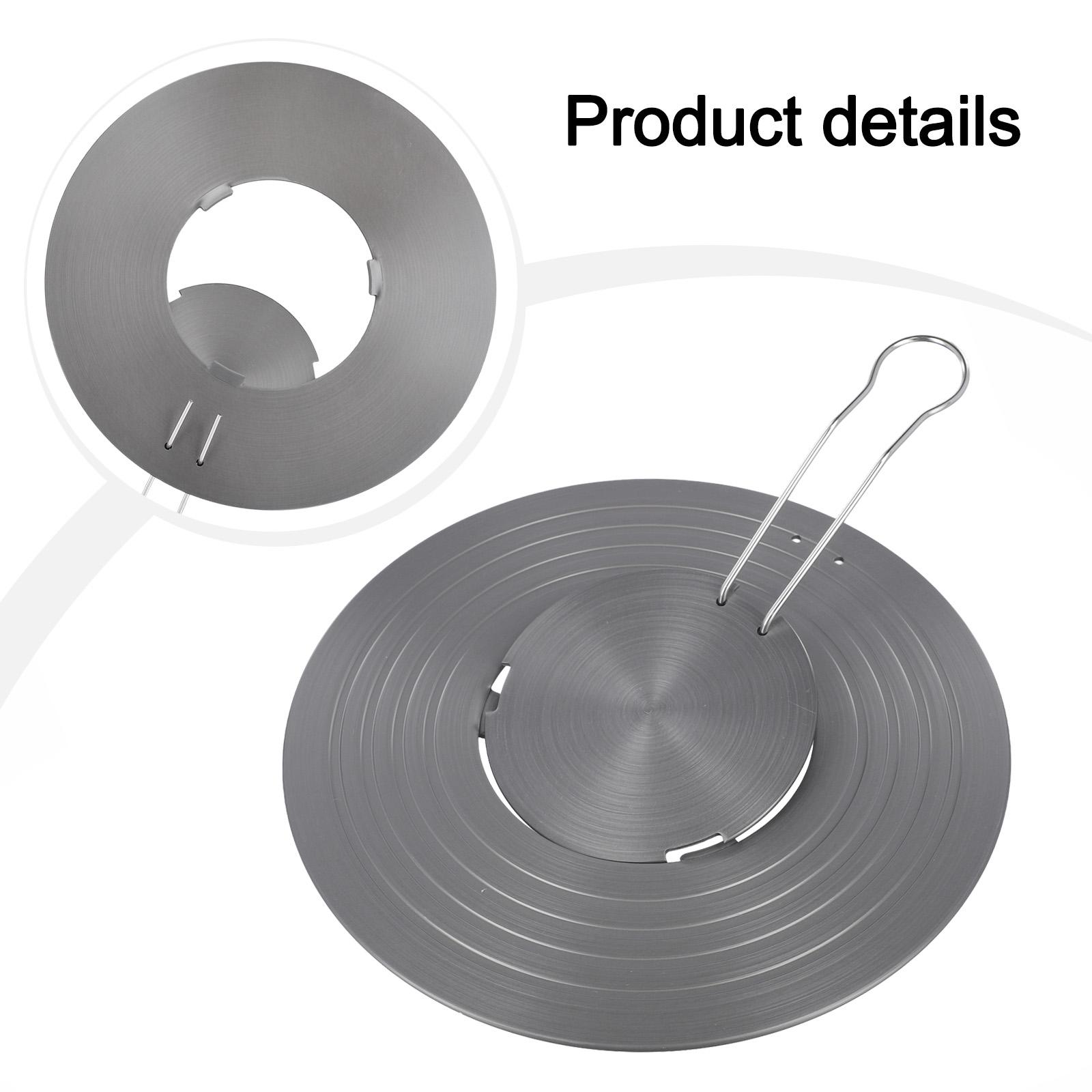 Теплопроводящая пластина Алюминиевый сплав Тепловая пластина Двусторонний нескользящий дизайн Легко чистить Готовка Съемная ручка China Mainland