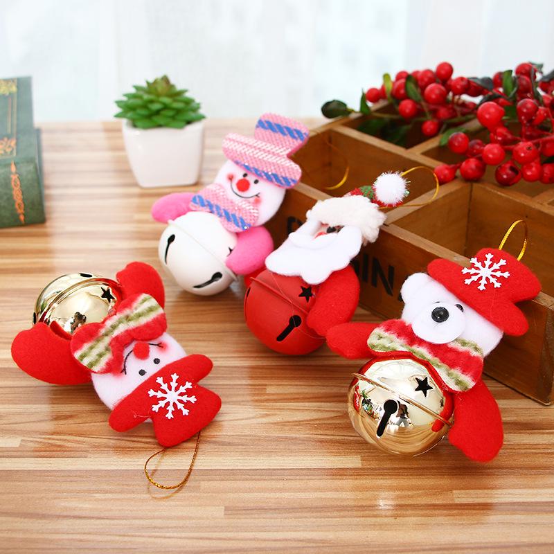 Christmas Plush Doll Ornaments Snowman Santa Claus Pendants Xmas Tree Hanging Ornaments For Home Xmas New Year Party Decorations
